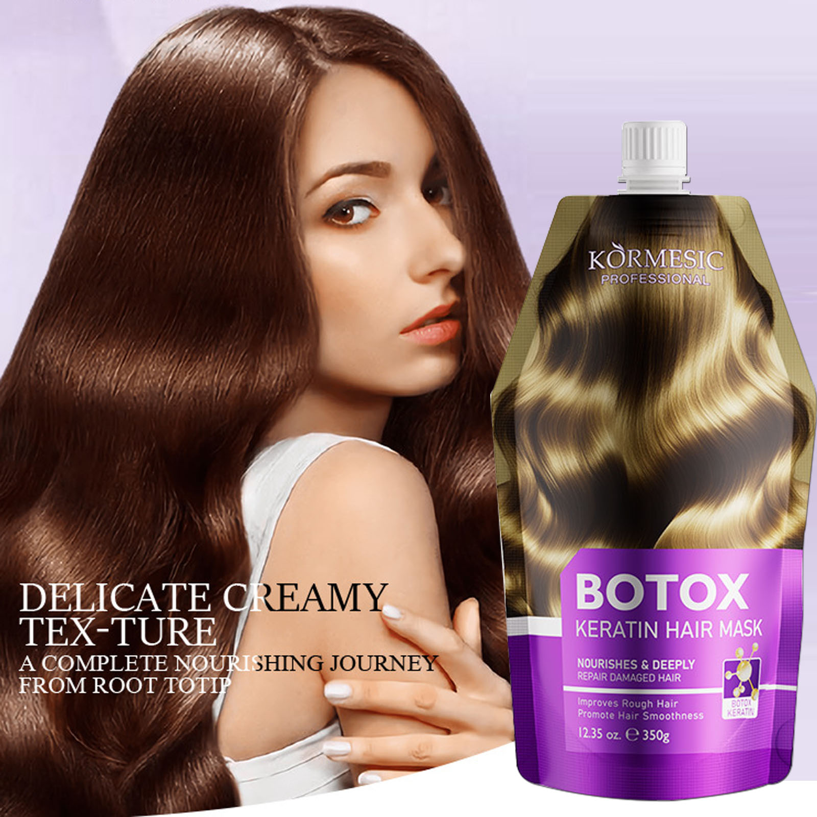 Deep Conditioner Mask - Magische Keratin-Haarmaske, 5-Sekunden-Reparatur, geschädigtes, krauses Haar,