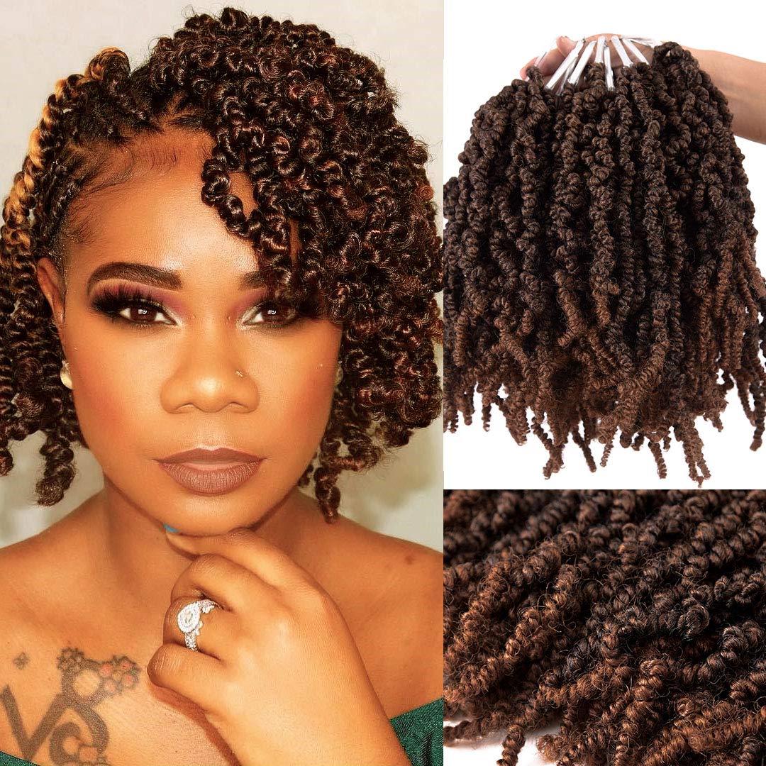 Braiding Hair Kanekalon - 10 Zoll kurze lockige Feder vor