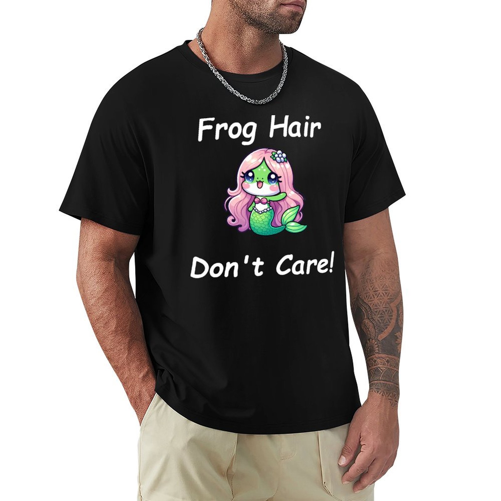 Hair Care Works - Froschhaar ist egal! T-Shirt Industrie-Arbeits-T-Shirt