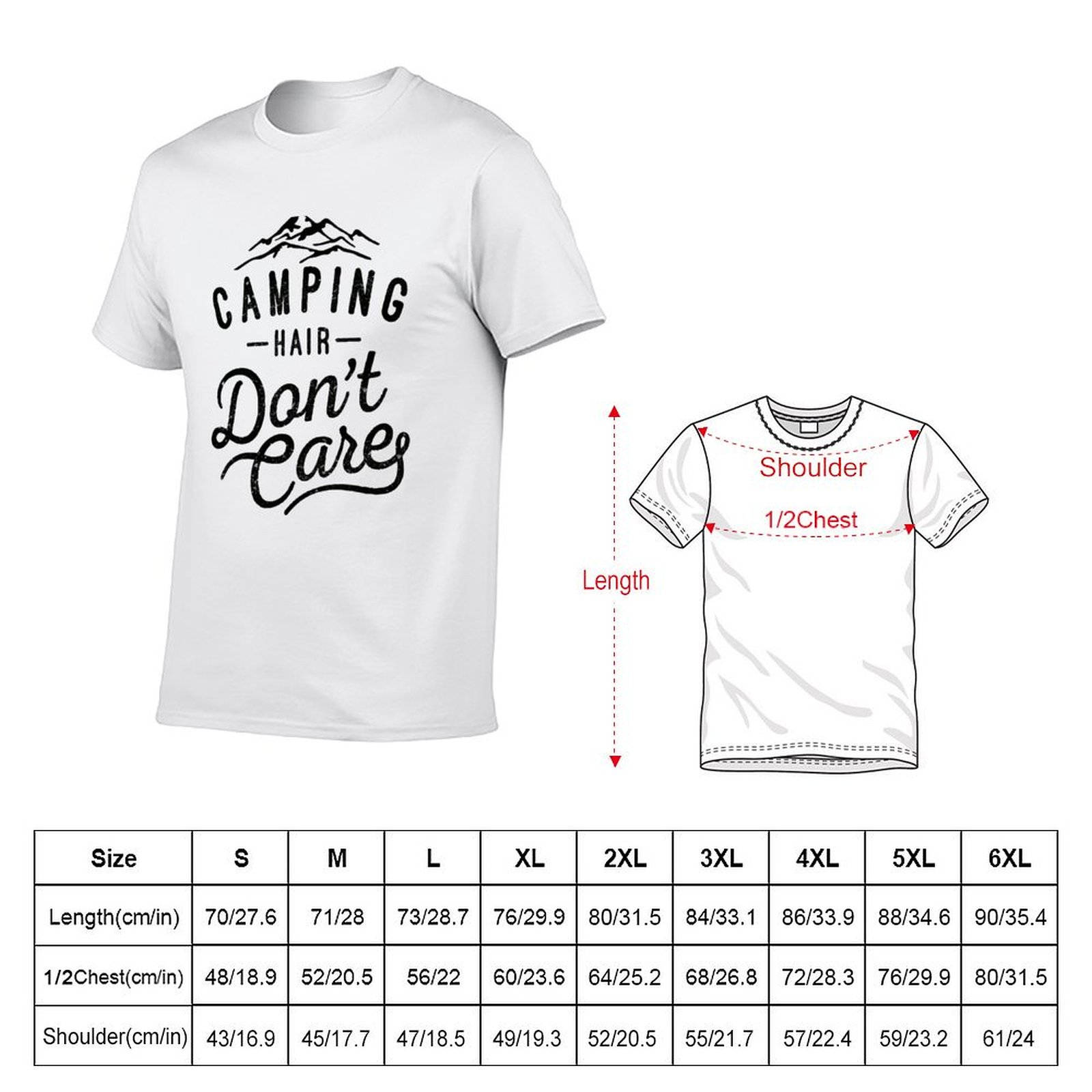 Camping Hair Don't Care T-Shir – Hair Care Works Bewertung und Preis