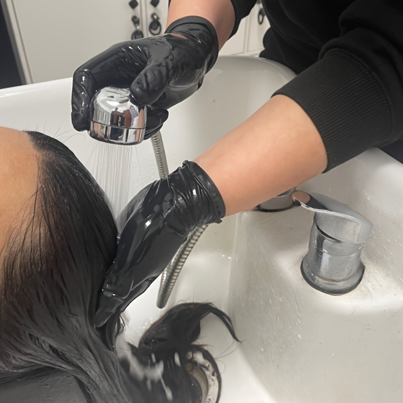 Schwarze Einweg-Nitrilhandschu – Hair Care Works Bewertung und Preis