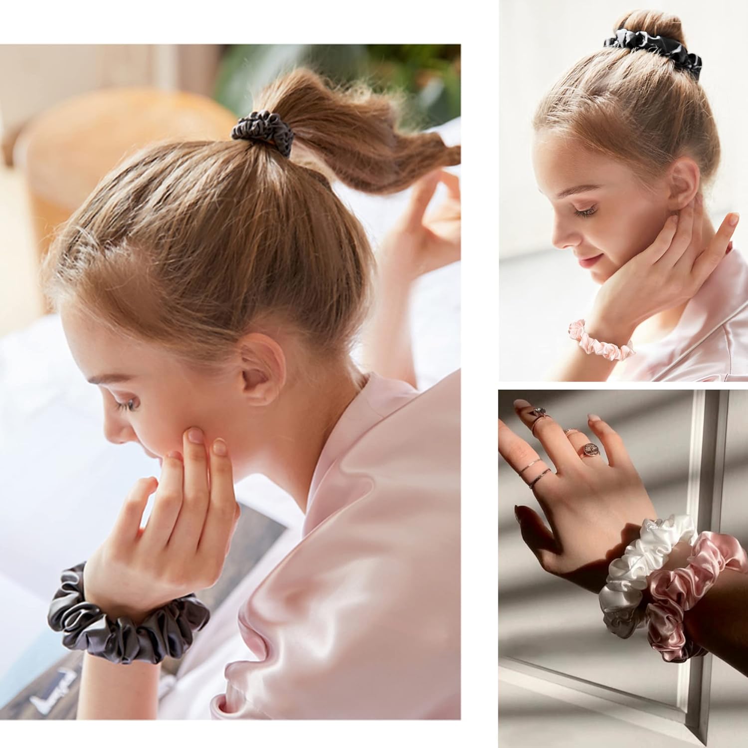 19 Stück Satin-Haargummis für  – Hair Care Works Bewertung und Preis