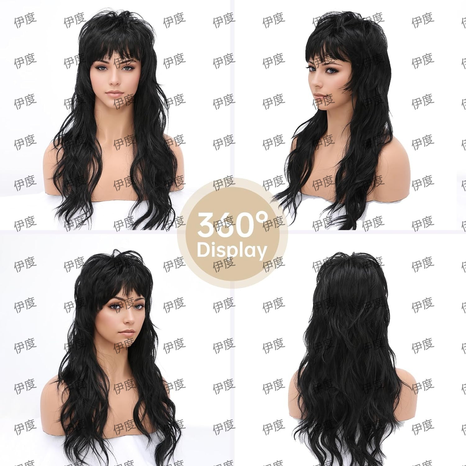 Synthetische lange lockige Per – Braiding Hair Kanekalon Bewertung und Preis